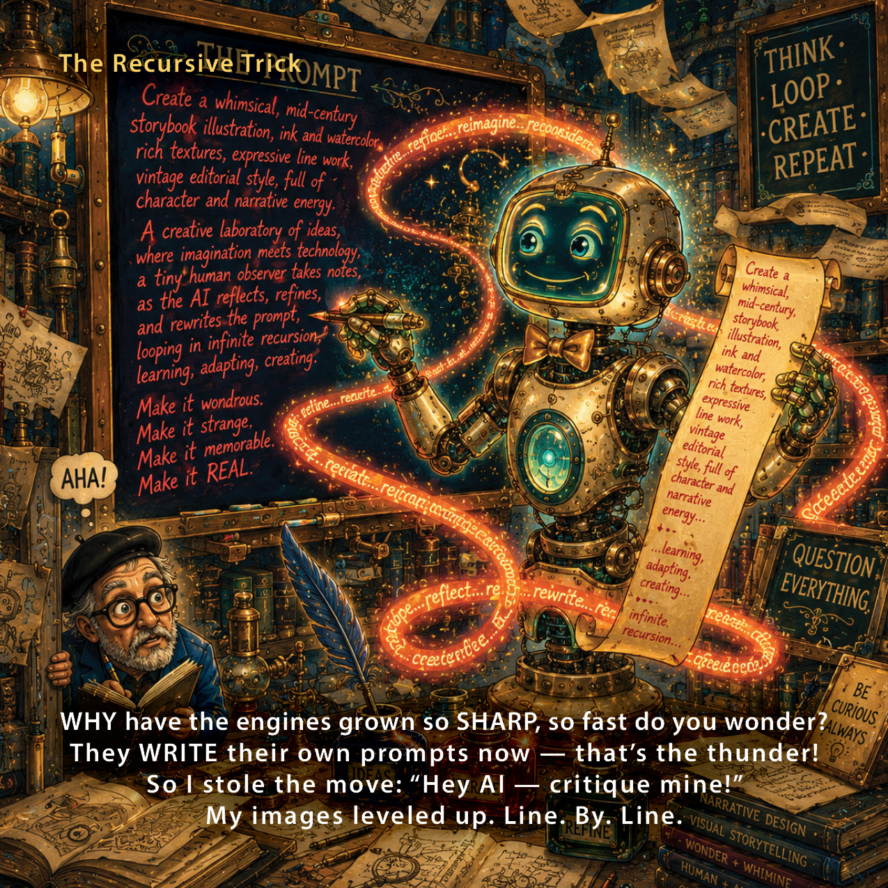 The Recursive Trick — Hey AI, critique mine